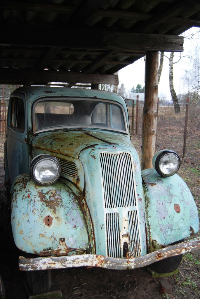 scratched car